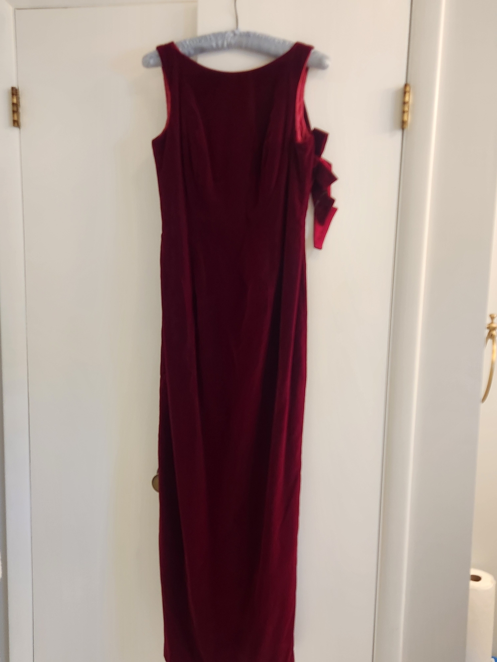 Victor Costa Vintage 90s Velvet Evening Gown